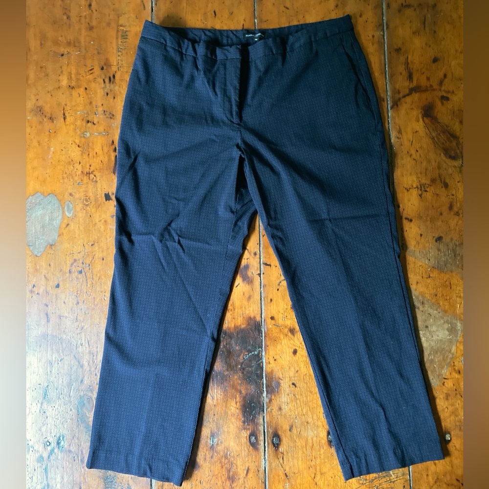 Mario Serrani Cropped Midrise Dark Blue Pant Sz: 14